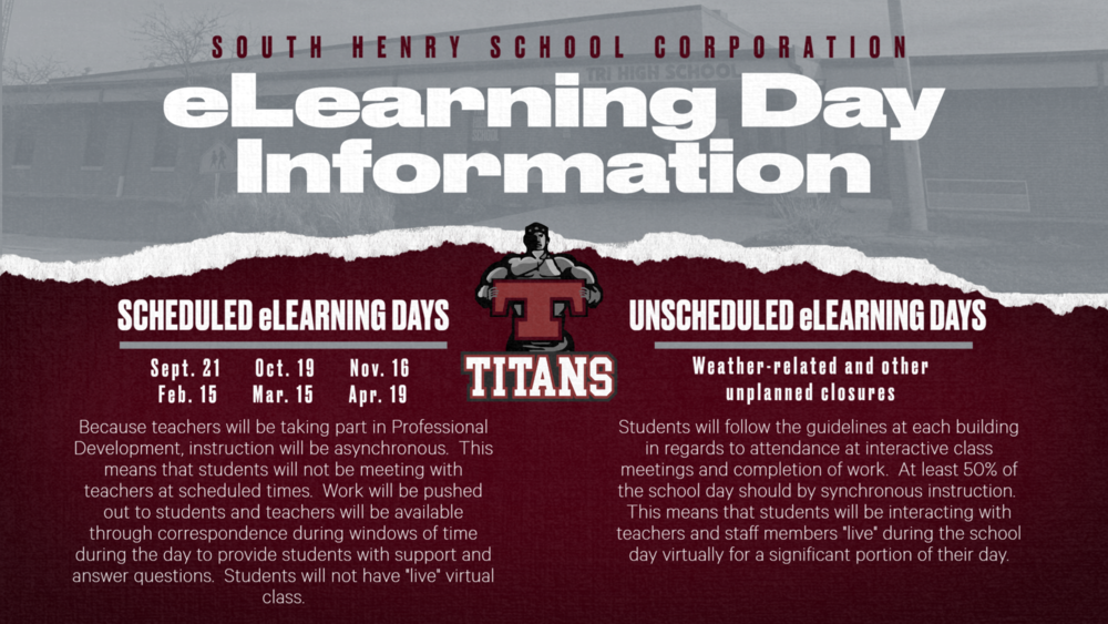 ELearning Day Information Tri Elementary School