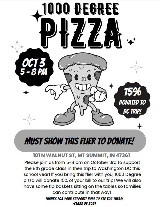 Pizza Fundraiser